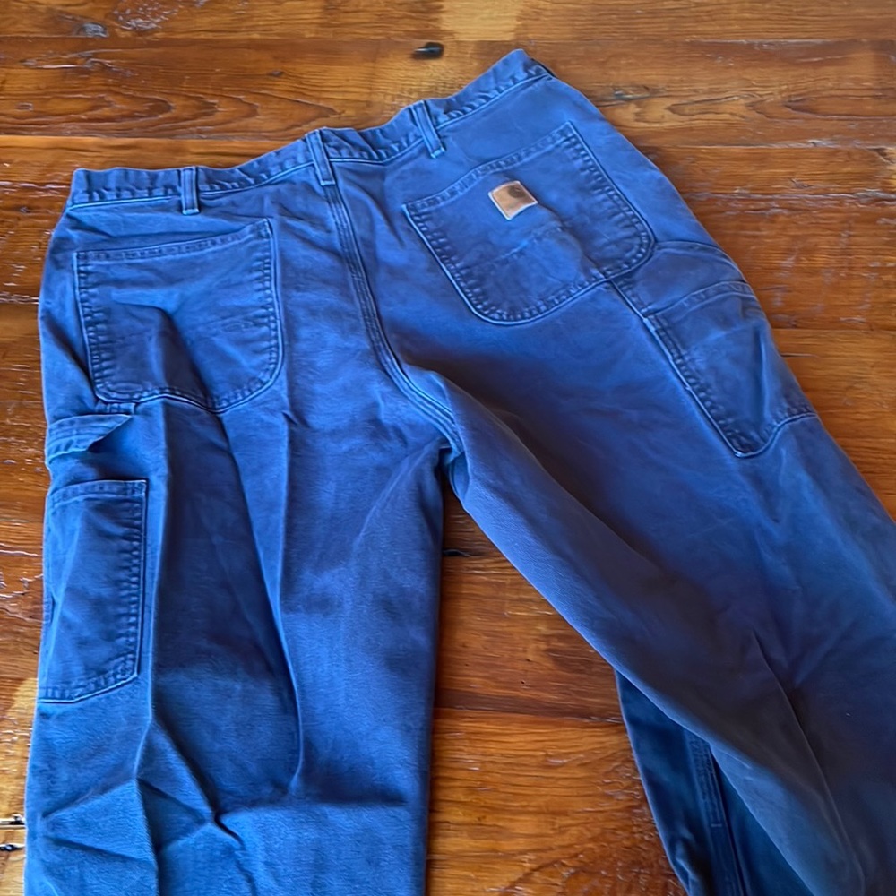 🔨 Carhartt B11 - Washed Duck Work Loose Fit Pant 36x32 Midnight
